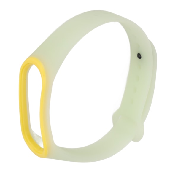 Smartklokke Armbånd Lysende Bånd Silikon Anti-Tapt Utbyttbar Rem med Porøs Justering for Mi Band 6 5 4 3 NFC
