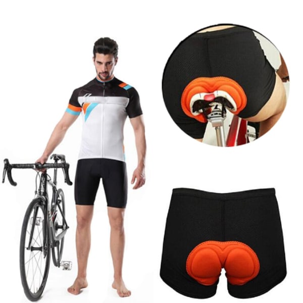 Miesten alusvaatteet Sponge Pehmustettu Bike Sport Outdoor Pehmustettu Urheilupyöräily lyhyet housut