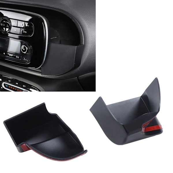 Midterkonsol Instrumentbræt Organizer Bakke til Smart Fortwo C453 A453 2016-2021 (2 stk)