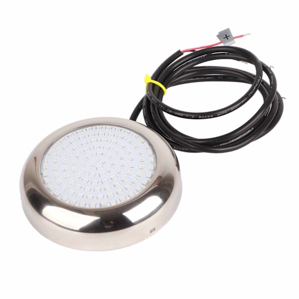 4 tuuman 108 LED vedenalainen valo 12V IP68 vedenpitävä 135° valokulma vedenalainen venelamppu, sininen