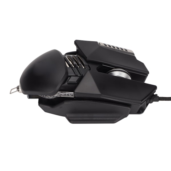 Mekanisk Mus 12800 DPI Ergonomisk Udtrækkelig Justering RGB USB Sort 6D Knap Gaming Kablet Mus