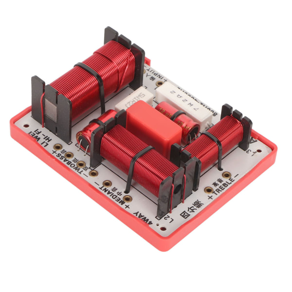 4-vejs crossover filter PCB 1 diskant 1 alt 2 bas lyd frekvensdeler til KTV højttalere 180W