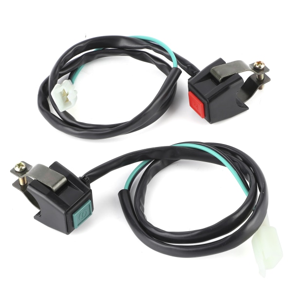 Universal Motorcykel Starter Kill Switch Styr Tænding Dobbelt Knap 22mm Passer til Yamaha ATV Dit Bike