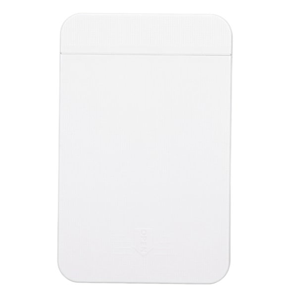Externt HDD-fodral 2.5in USB3.0 SATA3.0 Plug and Play HDD-kabinett Stödjer 3TB Kapacitet med LED-indikator för Windows Vit