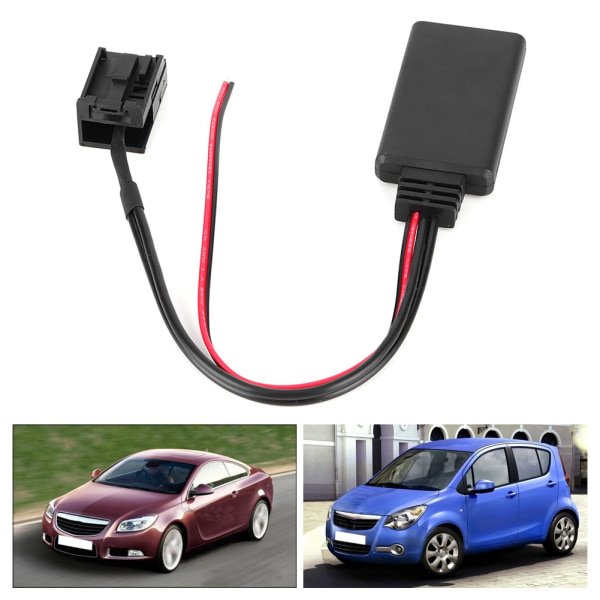 12&#8209;Bluetooth-lydkabel AUX-adapter til bil passer til Opel Agila Antara Combo Corsa