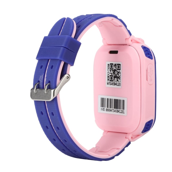 Smartwatch Multifunktion Børne Digital Armbåndsur til IOS/AndroidQ12 Pink