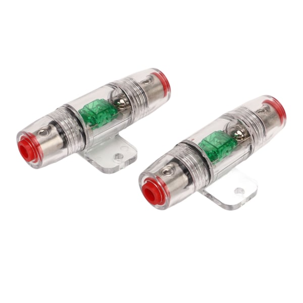 2 stk. DC12‑36V In Line ANL Sikringsholder IP67 Vandtæt Bil Audio Forstærker Batteri Sikring Strømblok