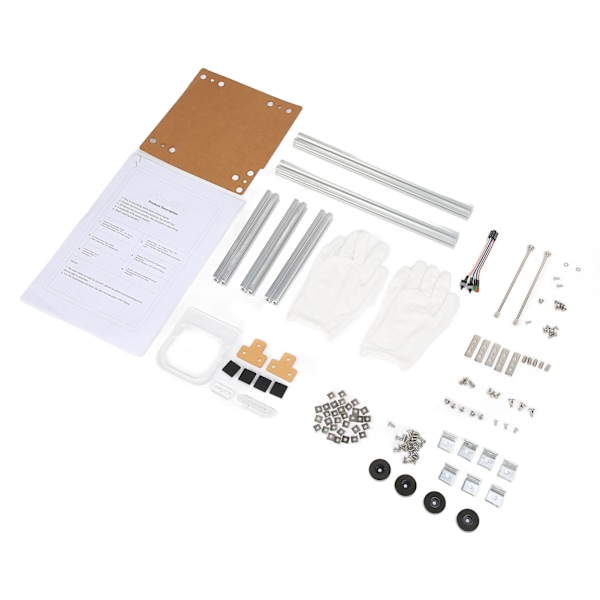 Open Bracket ITX-datorfodral: Förbättrad värmeavledning, delad hårdvarustruktur, aluminiumlegering, DIY-bar ram för hemmet (silver)