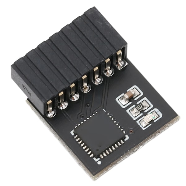 TPM 2.0 Krypterings Säkerhetsmodul 14-stifts Stark Kryptering TPM-Processor Svart TPM-Modul Systemkomponenter för Asus