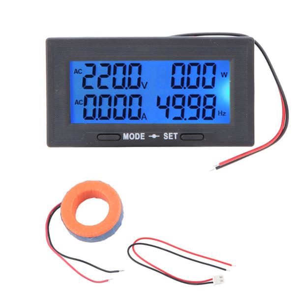 YB5142DM 0-500V Intelligent Digital LCD Display AC Voltage Current Tester Meter (#4)