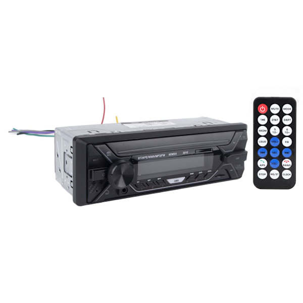 Bluetooth MP3-afspiller til bil med FM-radio og justerbar baggrundsbelysning