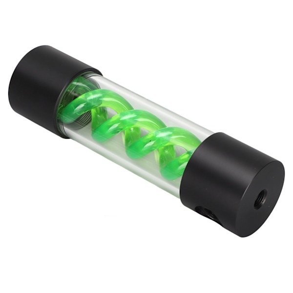 Vandkølingsreservoir 200mm/7,9 tommer Længde G1/4 tommer Gevind Akryl Plastmateriale 4 Huller Åbent Design PC Kølesæt