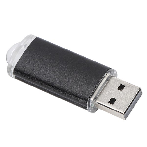 Musta läpinäkyvä USB-muistitikku 16GB - Kannettava tallennustila PC:lle ja tabletille