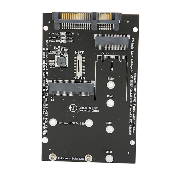 Praktisk M.2 til SATA-konverteringsadapter - hurtig overførselshastighed, ideel til computer