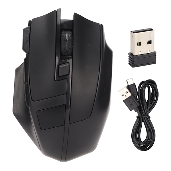 Trådlös Mus 2.4G Justerbar DPI USB-mottagare Plug and Play Ergonomisk Design Bred Kompatibilitet Spelmus