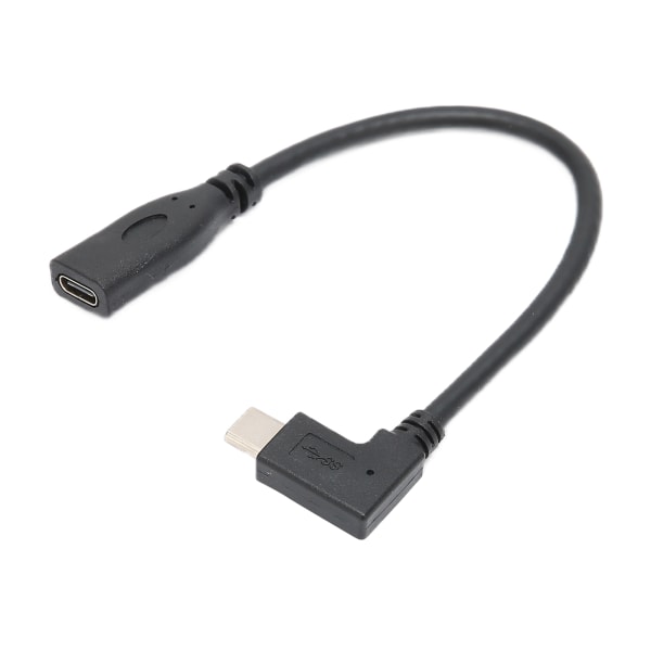 Jatkokaapeli USB 3.1 Type C uros-naaras 20 cm nopea siirtoliitin lataussignaalin siirtoon