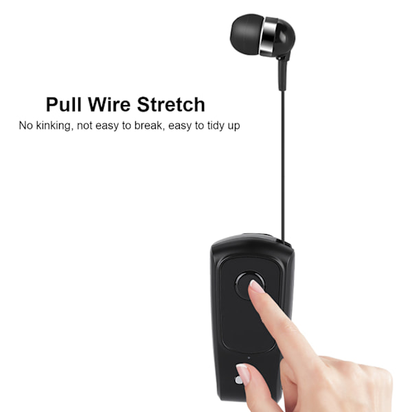 Fineblue F920 Bluetooth Sports Headset - Indbygget handsfree-hovedtelefon (sort)
