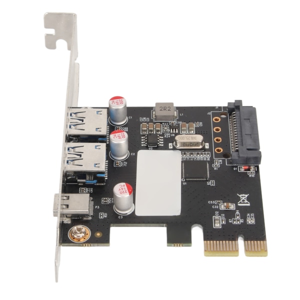 PCIe til USB3.0 udvidelseskort 5 Gbps 1 Type C 2 Type A 15Pin SATA Power PCIe Controller Card til Win Desktop PC