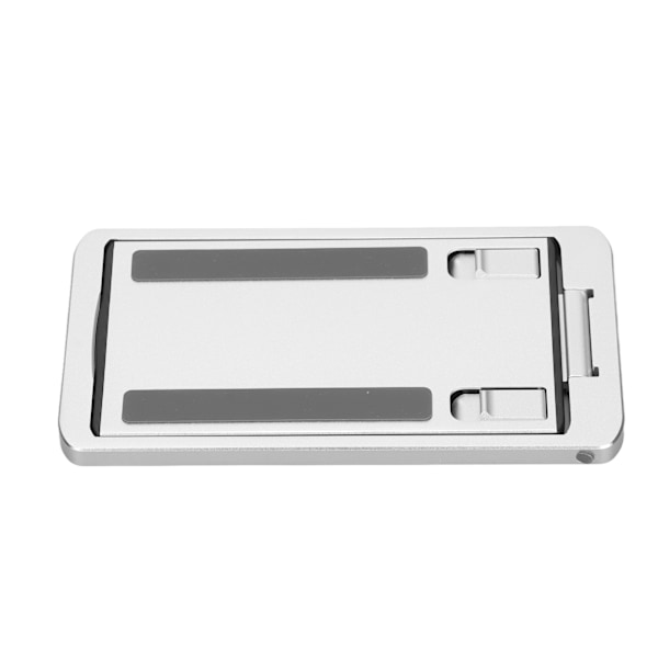 Justerbart mobiltelefonstativ Foldbart aluminiumslegering Tablet Computer Telefonholder Sølv
