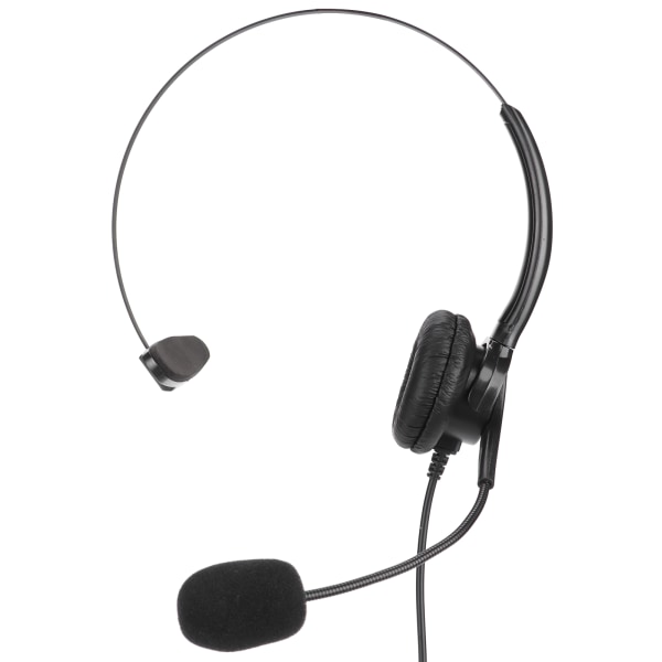 Call Center -kuulokkeet 3,5 mm:n melua vaimentavat, säädettävän äänenvoimakkuuden asiakaspalvelukuulokkeet mikrofonilla PC:lle