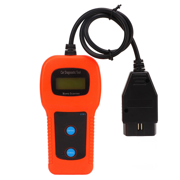 U281 OBD2 Felkodsläsare DTC Skanning Snabb Diagnostisk Återställning Diagnostiskt Kontrollverktyg för Bil