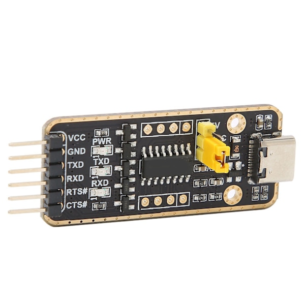 USB - UART Ttl -sovitin, tyypin C liitäntä, CH343G-sirulle, ylijännitesuojaus, 6PN-sarjamuunninmoduuli Winille