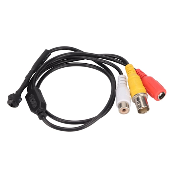 Mini Sikkerhedskamera 120° Bred Vinkel CMOS 3.2mm Sensor HD 1000TVL 8 Infrarøde LED'er Overvågningskamera DC 12V 1A NTSC Format