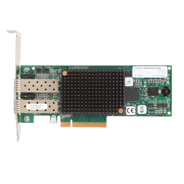 FC LPE12002-kort Dobbel SFP-port 8GB/s PCIe-grensesnitt Fiberkanal-vertsbussadapter for tilkoblingsoverføring
