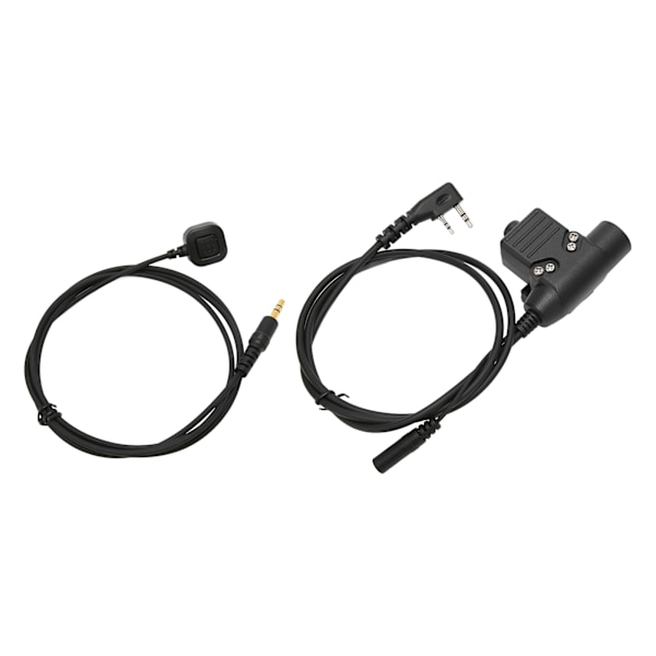 U94 Sormimikrofoni PTT Erittäin Luja Selkeä Hands Free U94 PTT-adapteri Kenwood TK3107 Musta