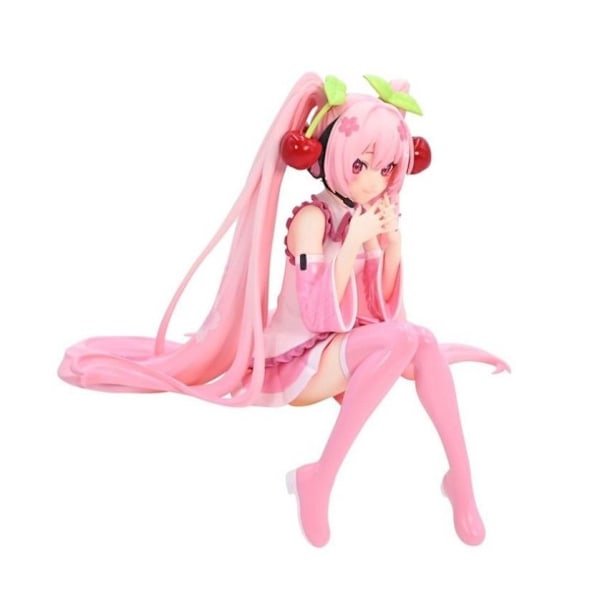 Sakura Hatsune Miku Figur – Sakura Future Noodle Plug Modell Hurtignudler Bilskall Skrivebordsornamenter