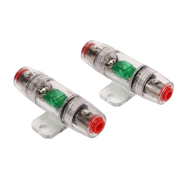 2 stk. DC12‑36V In Line ANL Sikringsholder IP67 Vandtæt Bil Audio Forstærker Batteri Sikring Strømblok