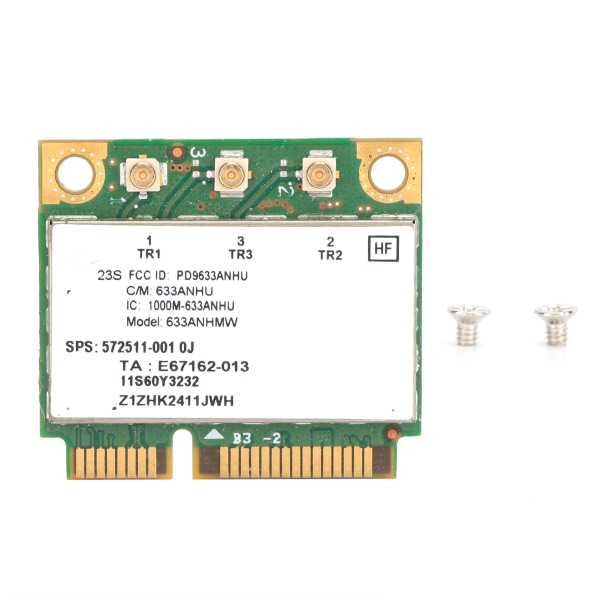 Trådløst nettverkskort 450 Mbps Mini PCIE WiFi-kort 2.4G/5G for Lenovo FRU: 60Y3232 6300AGN
