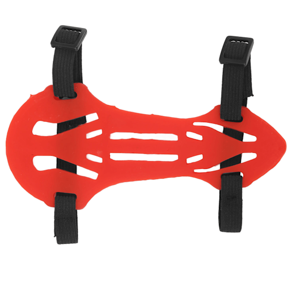 Justerbare Gummi Armbeskyttere for Bueskyting, Sikker, Pustende, Elastisk, for Recurve Bue, Sommer, Rød