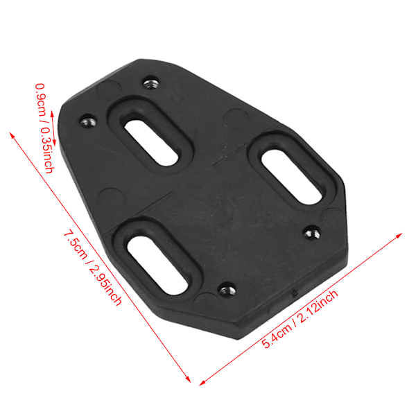 1 Pari Nopea Irrotus Pyöräilykengät Cleat Cover Adapter Converter Speedplay Zero (B)