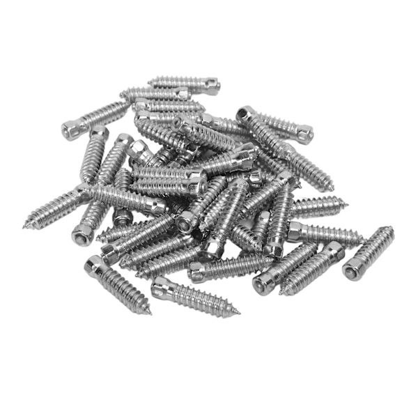50 stk. Snesikre Anti-Skrid Dæk Studs Skruer M6x6mm Snedæk Spikes til Racerbil Gaffeltruck Motorcykel Off Road Køretøj