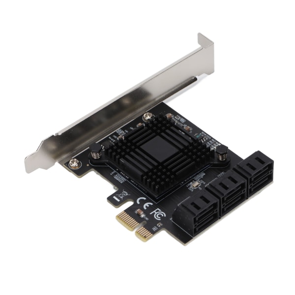 SATA PCI E-kort ASM Chip 7-stifts anslutningsterminaler Expansionskort kompatibla med SATA I/II