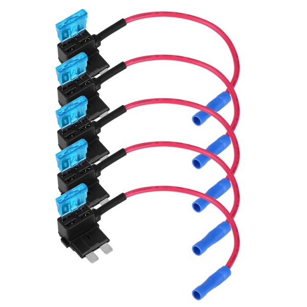 5 st bilsäkring kranadapter Standard ATO ATC bladsäkringshållare