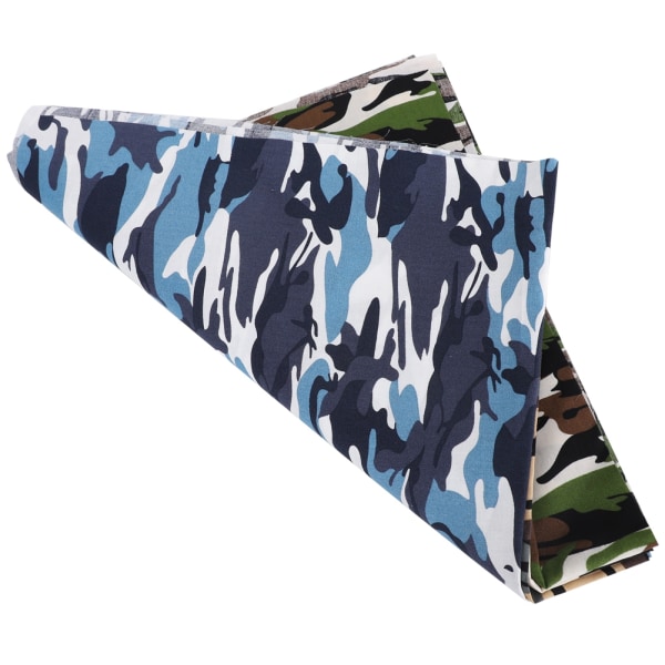 5 st bomullstyg 5 färger kamouflage poplin DIY handgjorda patchwork syhantverk 48x48cm