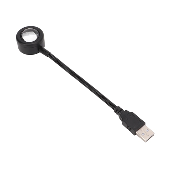USB Stjerne Natlampe 5V 0.15W Multi Mode Romantisk Universal Solnedgangslampe til Biltag Hus