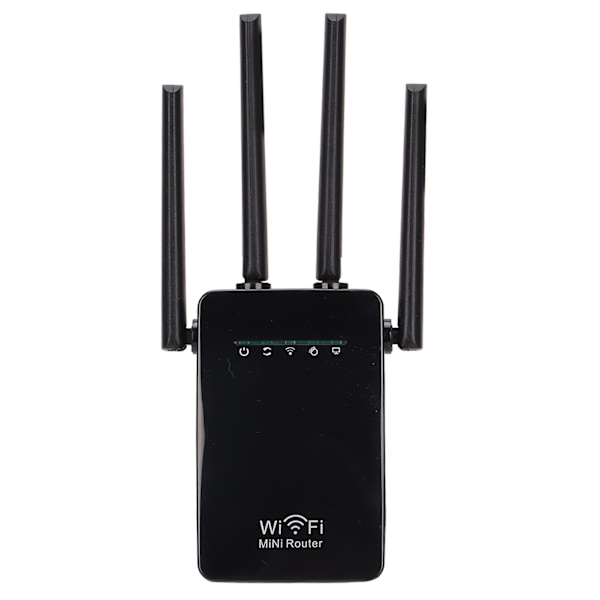 3-i-1 Trådlös Router AP Access WIFI Förbättra Punkt 360° Full Signal Täckning 300Mbps WiFi Router för Hem 100‑240VEU Kontakt