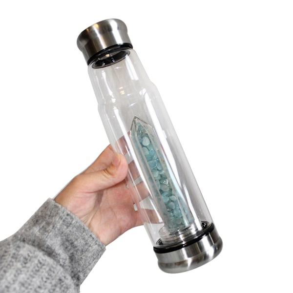 550ml Energigiass Krystall Vannflaske Energivannflaske