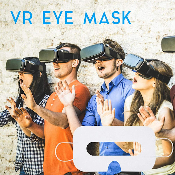 Kertakäyttöiset 3D VR -suojapäälliset, ei-kudotut universaalit silmäpehmikkeet VR:lle, kertakäyttöiset VR-silmälaput