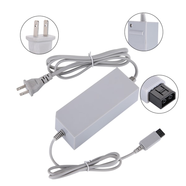 Nätadapterkabel för Wii - US-kontakt, 110-240V