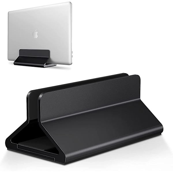 Vertikal Laptop Stativ i Aluminium til MacBook Pro/Air, iPad, Huawei MateBook, Surface, HP, Lenovo og Mere