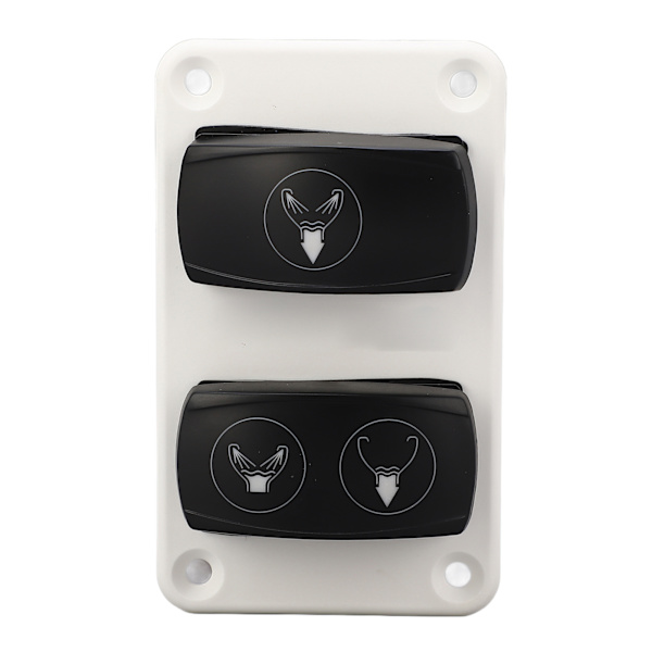 DC12 24V Marine Toilet Kontrolpanel Kontakt 3 Vejs Hurtig Respons RV Toilet Vippekontakt til Både Yachts