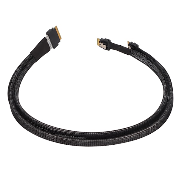 Mini SAS -kaapeli 24 Gbps nopea tiedonsiirto SATA/ATA-liitäntä 0,5 m pituus SFF8654 8I - 2xSFF8654 4I kaapeli