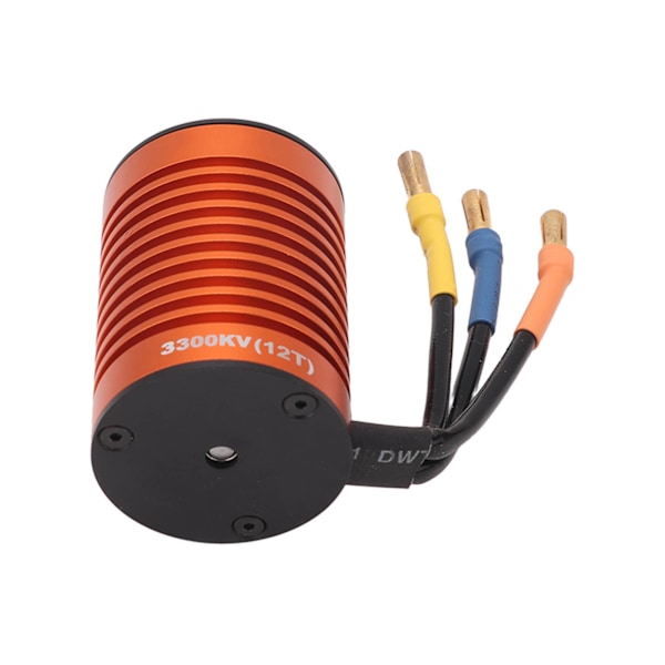 RC Borstlös Motor F540 3300KV 4-polig 12-spår Hög Vridmoment Vattentät RC Bil Borstlös Motor för 1:10 Modell RC Bil