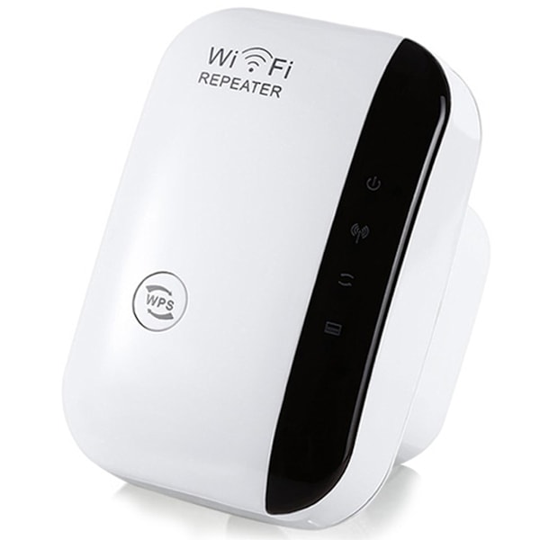 Router-utvider 300M Sendeforsterker for trådløst WiFi-signal Nettverksrepeater EU-kontakt 100‑240V