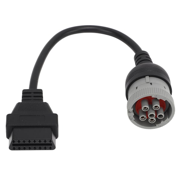 6-nastainen - 16-nastainen OBD1 - OBD2 -diagnostiikkakaapeli Diagnostiikkaskannerimuunnin J1708 raskaan kaluston kuorma-autolle