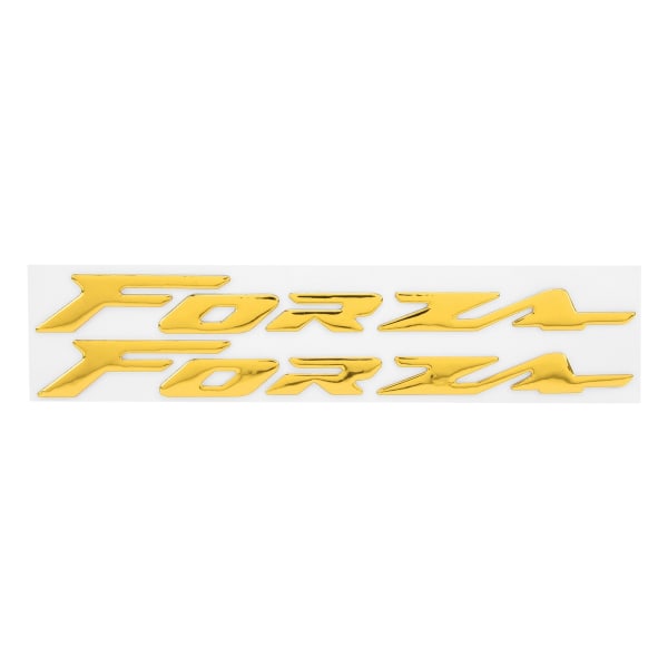 Par med emblemdekaler 3-dimensionella motorcykeldekaler för Honda FORZA 300 125 250 Gul